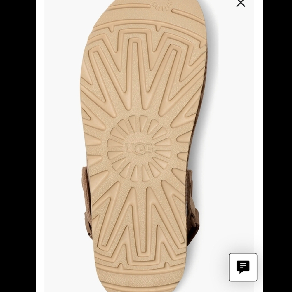 UGG Goldenstar Size 6 Tan Slingback Clogs New In The Box - Picture 4 of 6